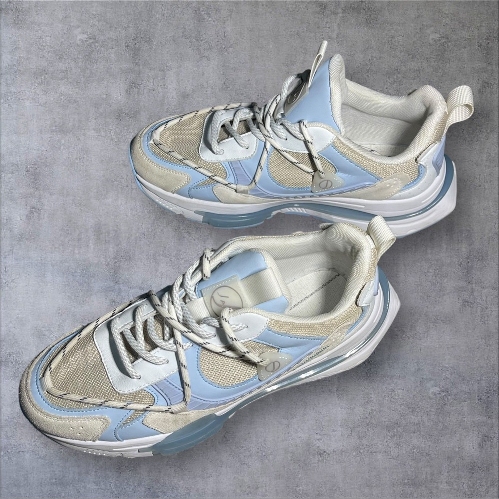 JAVI Men's Ambitious Casual Sneakers from Finish Line Size 9.5 White/Blue